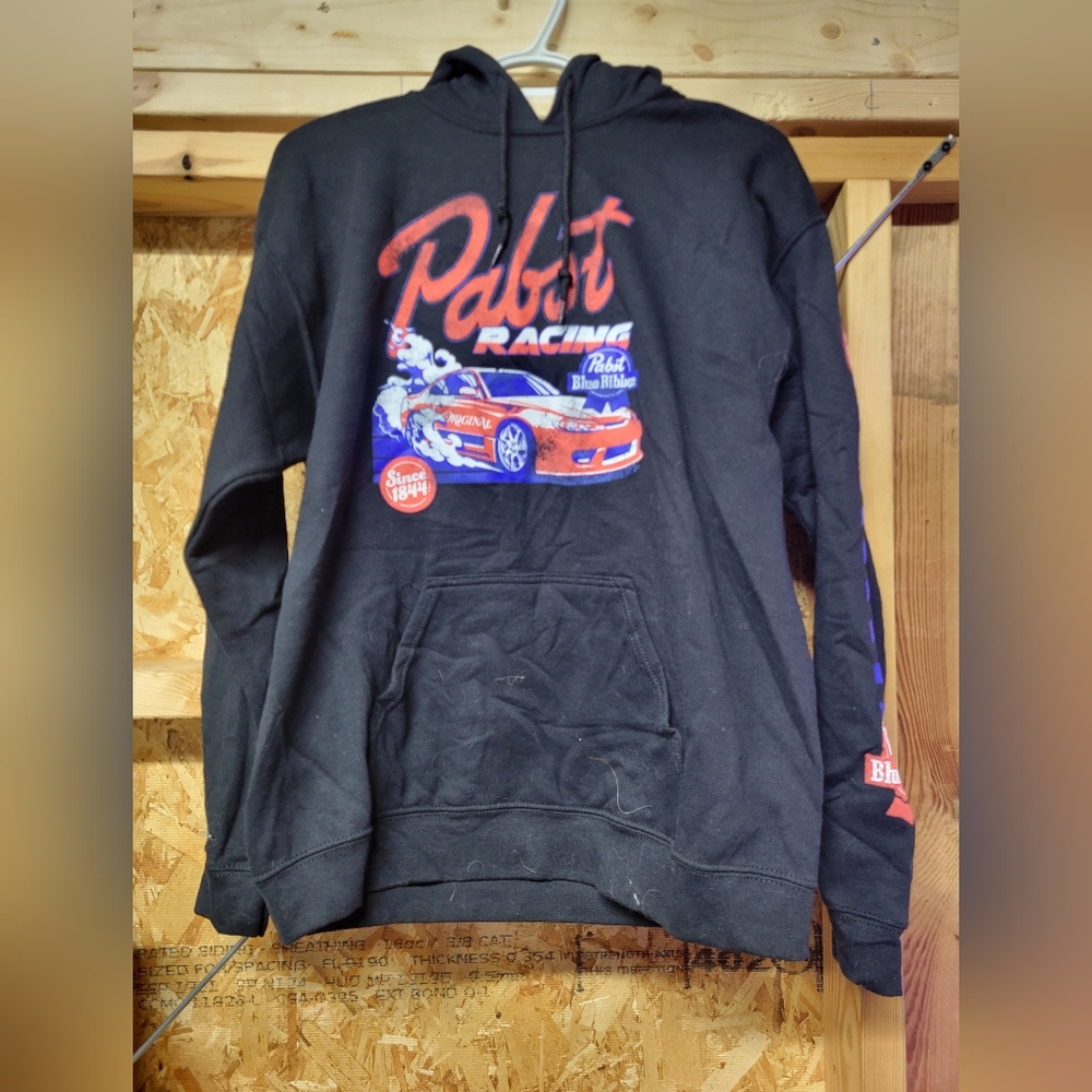Pabst Blue‎ Ribbon Racing NWOT Mens/Unisex Sweatshirt Size Medium